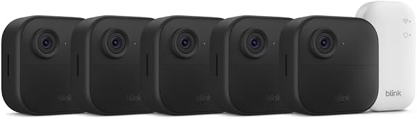 Blink Outdoor 4 – Wireless smart security camera, two-year battery life, 1080p HD day and infrared night live view, two-way t