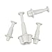 ShungHO 4PCS Flower Cake Cookies Fondant Plunger Decorating Cutters Tools Mold