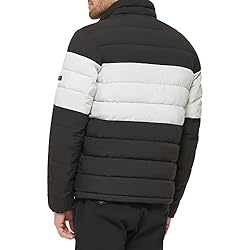 DKNY Men's Jon Quilted Stand Collar Puffer