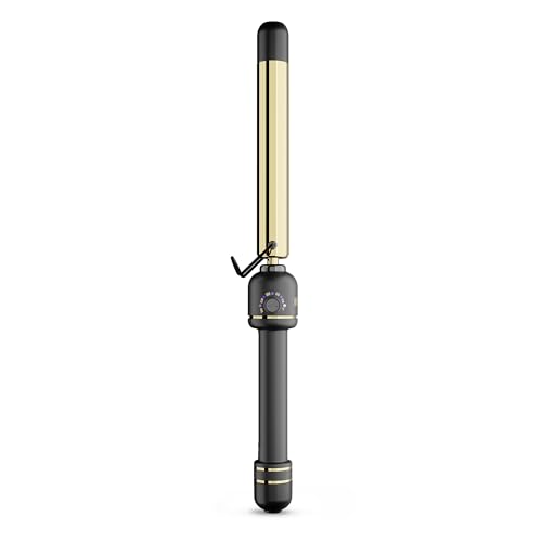 HOT Tools 24K Gold Professional 1" Extended Barrel Curling Wand for Bouncy Curl…