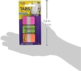 Post-it Tabs 22 Color 66 Dispenser 1 in Wide Set 686-PGO Pink Green Orange view 3