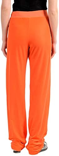 orange velour pants