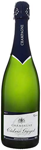 DOMAINE CEDRIC GUYOT – Champagne Brut Cuvée Tradition- Lot de 2 Bouteille X 0,75 l – 1 Etoile Guide Hachette 2019