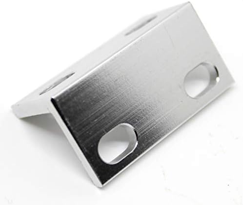 Aluminium Double Hole Universal L Bracket for V-Slot Profile - Multi-Packs (20)