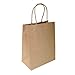  Brown Kraft Bags 8"x4.75"x10" - 100 Pcs - Brown Kraft Paper Bags, 95% POST CONSUMER MATERIALS & FSC CERTIFIED (Plain) primary