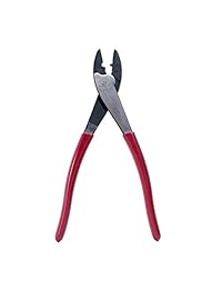 Klein Tools 1005   Herramienta de engarzado y corte de 9 3 4 pulgadas para terminales aislados y no aislados