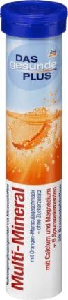 DAS gesunde PLUS multivitamin effervescent tablets, 1x pack of 20 dietary supplement.