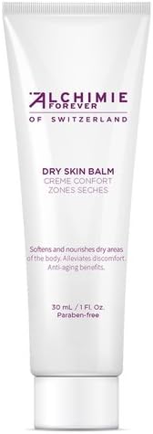 Alchimie ForeverDry Skin Balm | Restorative Moisturizing Body Cream For Sensitive, Distressed, Dry Skin With Jojoba & Shea Butter | Softens, Nourishes, Soothes Skin Anti Aging Effect 1 Fl Oz