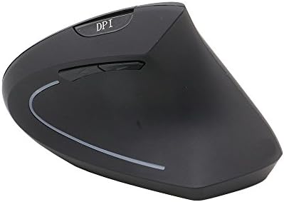 Bluetooth 4.0 Wireless Mouse Vertical Mouse Ergonomic Computer Mice 1600DPI (Black)