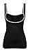 Intimate Portal Women Power-up Extra Firm Seamless Shaping Camisole With Built In Bra Black XL