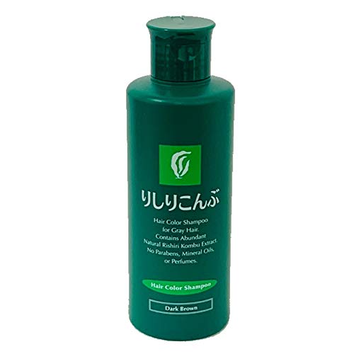 Rishiri Natural Hair Color Shampoo (Dark Brown) 6.7fl Oz