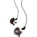 BASN Bsingerbc100 Singer Headphones with Mmcx Detachable Cable, Noise Cancelling in-Ear Monitor Earphones