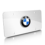 BMW Polished Stainless Steel License Plate
