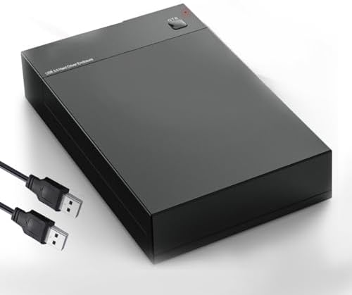 VSVABEFV External Hard Drive Enclosure, Inch SATA HDD USB