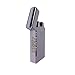 4Boss USB Rechargeable Survival Windproof, flameless, Safety, no Gas and Fluid Required, Energy-Saving Double arc Lighter. (Silver)