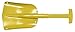 Lifeline 4002 Aluminum Sport Utility, 3 Piece Collapsible Design, Perfect Snow Shovel for Car, Camping and Other Outdoor Activities, One Size, Yellow