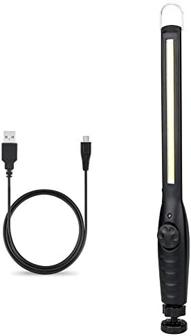 USB Rechargeable Work Light,Eyeshield COB Portable Work Lights with Magnetic Base Ultra Bright LED Flashlight, Inspection Lamp for Car and Truck Repair,Home Using, and Emergency