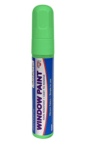 Cosco Window Paint Marker, Green, 9/16" Chisel Tip (098178)