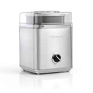 Cuisinart Ice Cream Deluxe, Pre-Freeze Ice Cream, Frozen Yoghurt and Sorbet Maker, Silver, ICE30BCU
