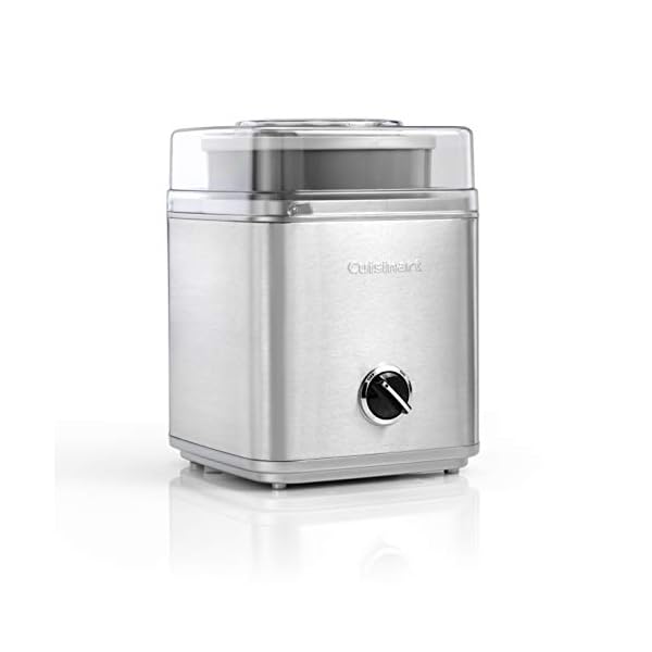 Cuisinart Ice Cream Deluxe, Pre-Freeze Ice Cream, Frozen Yoghurt and Sorbet Maker, Silver, ICE30BCU