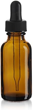 Amber Glass Bottles YbKtyd for Essential Oils with Glass Eye Dropper, 12 Count (5 Units)