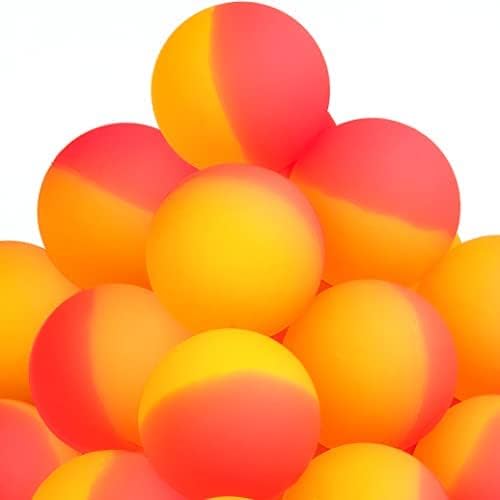 Entervending Bouncy Balls Rubber Balls for Kids Yellow and Red ICY