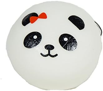 CharmsLOL Jumbo Panda Squishy With a Red Bow