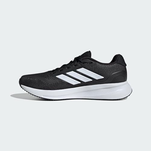 adidas Herren Runfalcon 5 Running Shoes, Core Black/Cloud White/Core Black, 44 EU