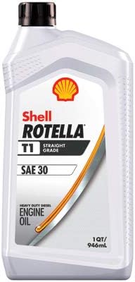 Rotella T 550049236 Motor Oil, 30W, 1-Qt. - Quantity 6