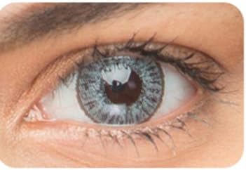 A Pair of Multicolor Whiteout Cute Large Eyes Colored Lenses for Women
