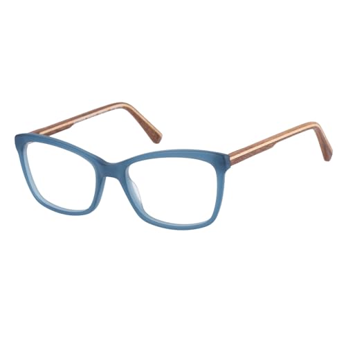 Botaniq Df-bio-1037 Prescription Eyewear Frames, Azul, 53 (M) Mujeres