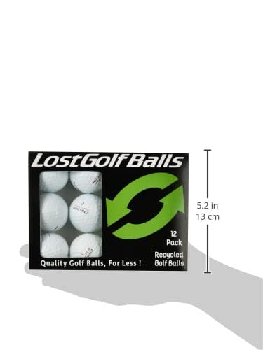 TITLEIST LOST GOLF BALLS, RECYCLED GOLF BALLS WHITE, (ONE DOZEN)