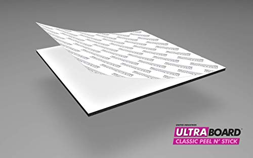 UltraBoard Classic Peel N' Stick - 3/16" Thick Self-Stick Adhesive Polystyrene Foam Core Mount Board or Mat Backer for Photo Mounting (20 Pack) (Black, 16" x 20")