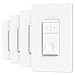 TREATLIFE Smart Dimmer Switch 4 Pack, Smart Light Switch Works with Alexa and Google Assistant, Neutral Wire Needed, 2.4Ghz Wi-Fi, Schedule, Remote Control, Single Pole, FCC Listed