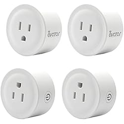 Smart Plug WiFi Outlets, Alexa Plugs Outlet 4 Pack Remote Control ON/OFF/Timer Switch by Avatar Controls, Google Home/IFTTT, ETL Listed