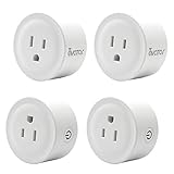Smart Plug Wi-Fi Outlets, Alexa Plug Outlet 4 Pack Remote Control ON/OFF/Timer Switch by Avatar Controls, Google Home/IFTTT, ETL Listed