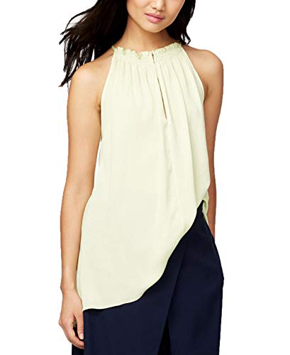 RACHEL Rachel Roy Women's Melinda Asymmetrical Top Starfruit Medium