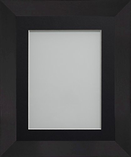 Frame Company Carlton Range A4 (11.75x8.25-Inch) Black Picture Photo Frame with Mount For Image Size 10X6-Inch