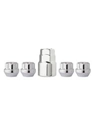 Automotive Parts and Accessories: DPAccessories LOB2L6HC-CH04LK4 Chrome Wheel Locks 12x1.5 Open End Bulge Acorn 19mm & 21mm Locking Lug Nuts Wheel Lock Set - DPAccessories