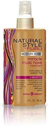Natural Style Moisture Shine Miracle Must Have Treatment 4 fl oz