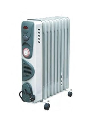 Ardes 474T Gris 2400W Radiador - Calefactor (Radiador, Aceite, 24 h, Piso