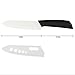 Ceramic Knife,Kitchen,Chef Knife with Sheath cover.Ceramic Zirconia blade.Utility blade.Sharper and longer blade (6 inch)