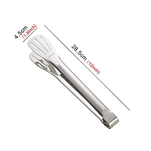 Extodry 304 Food SafeKitchen Tongs Set(12''&12'')Easy to Clean