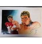Signed Morrison, Tommy 11x17 Print. (Corner creases) autographed