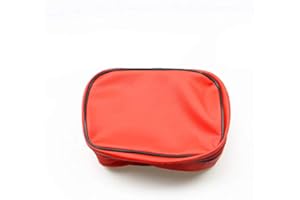 BHYSHOP Universal Dirt Bike Off-road PU Leather Tool Bag Storage Tool For Motorcycle Honda Kawasaki Yamaha XR250 KLX250 DRZ 250 (Red)