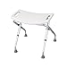 Drive Medical Deluxe Folding Bath Bench, White primary