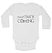 Funny Kids Game Of Thrones Onesie “Naptime Is Coming” Newborn Shirt - Funny Threadz®, 3 - 6 months, White