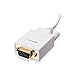 Cable Matters Mini DisplayPort to VGA Cable (Mini DP to VGA Cable) in White 15 Feet - Thunderbolt and Thunderbolt 2 Port Compatible