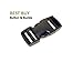 10 pcs Dual Adjustable Side Release Plastic Buckles 3/4 Inch (20 mm)