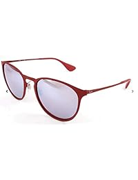 Ray-Ban 0rb3539 Ronda anteojos de sol, Rojo, 54 mm